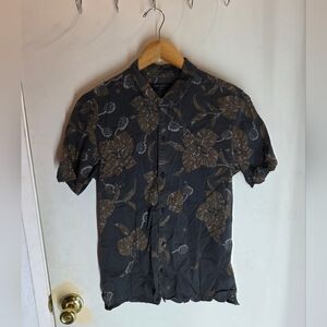 Allsaints Hawaii Floral Button Down Shirt